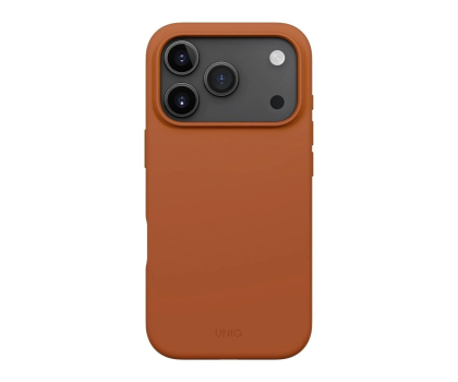 Etui do telefonów Uniq Lino do iPhone 17 Pro Magclick Charging pomarańczowy